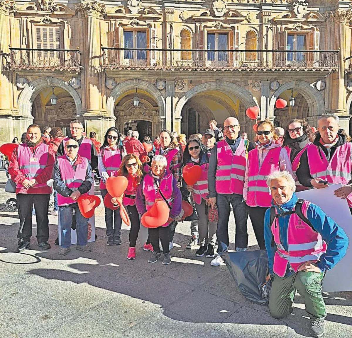 Algunos voluntarios del programa ‘VoluntaS’ del Ayuntamiento de Salamanca. AYUNTAMIENTO