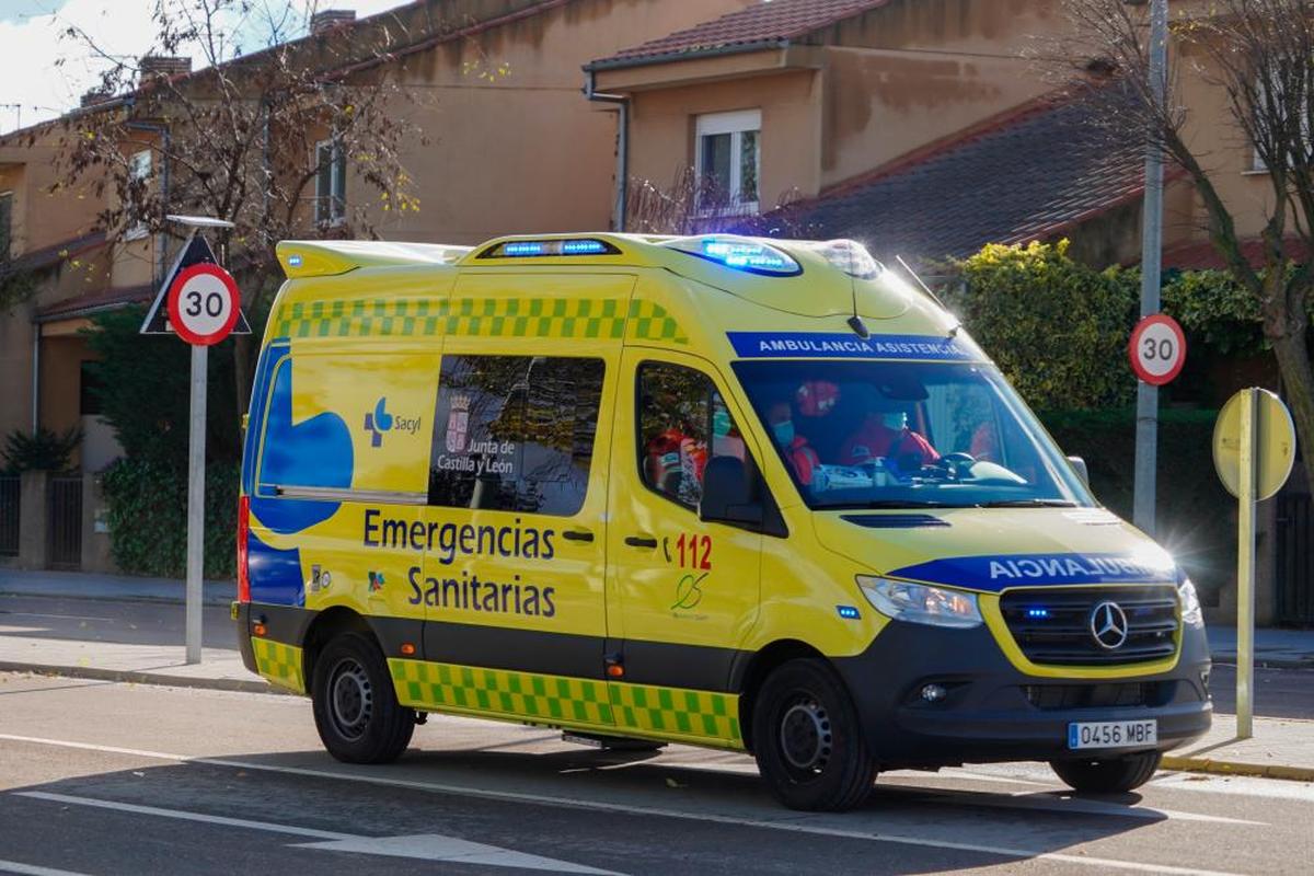 Una ambulancia del Sacyl.