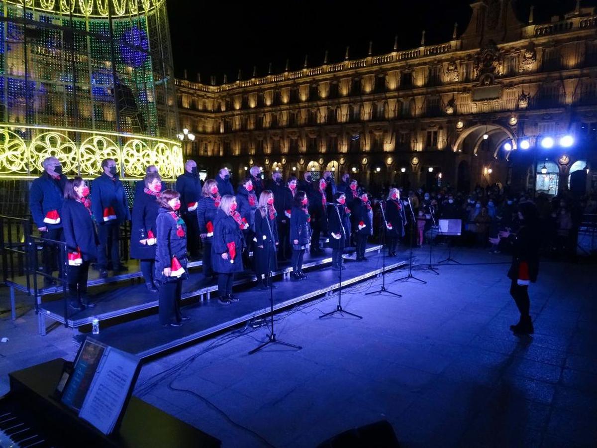 Concierto del Coro Annuba en la Plaza Mayor en la edición del año pasado