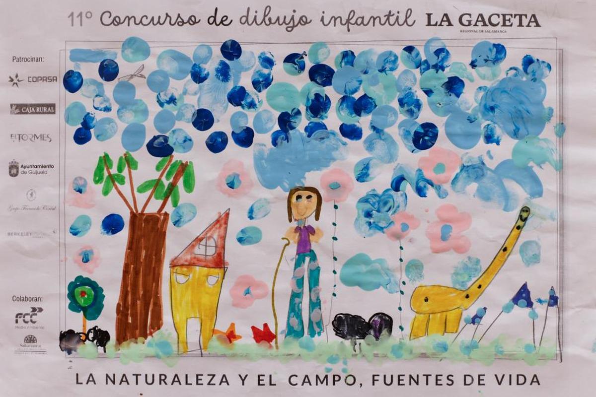 Elah Gonzalo Martín, del Colegio Esclavas de Salamanca, segundo premio Categoría A (1º y 2º de Primaria).