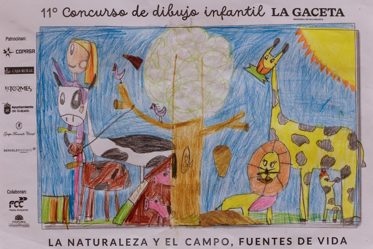 Rocío Pérez Asensio, del CEIP Ciudad de los Niños, tercer premio Categoría A (1º y 2º de Primaria).