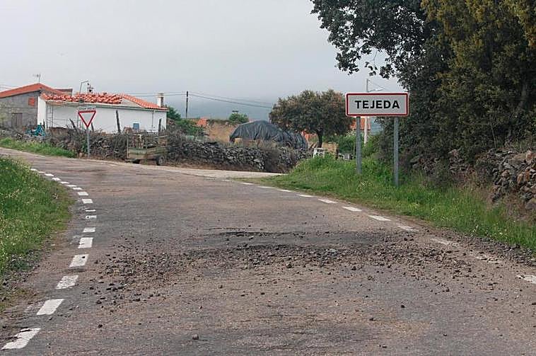 La localidad de Tejeda