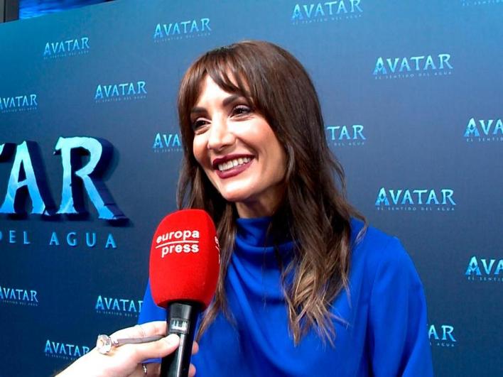 Nagore Robles, en el estreno de la película Avatar