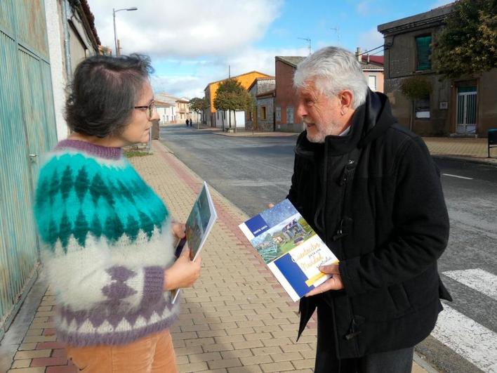 Paqui González del Castillo y Quintín García en Villoria