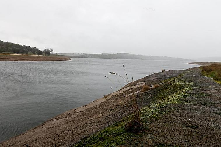 Embalse de Santa Teresa, este miércoles por la tarde con 394 hectómetros cúbicos