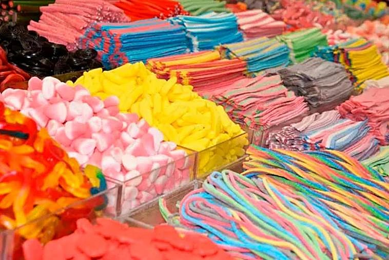 Golosinas en una tienda