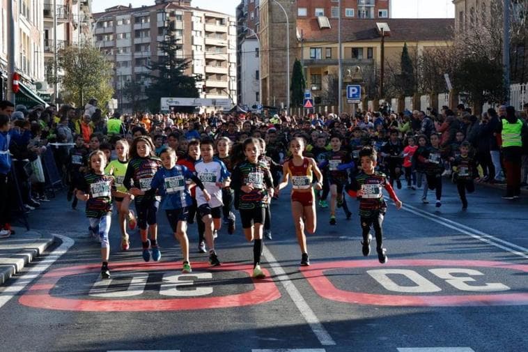 La carrera con recorrido ‘A’ de la San Silvestre Salmantina