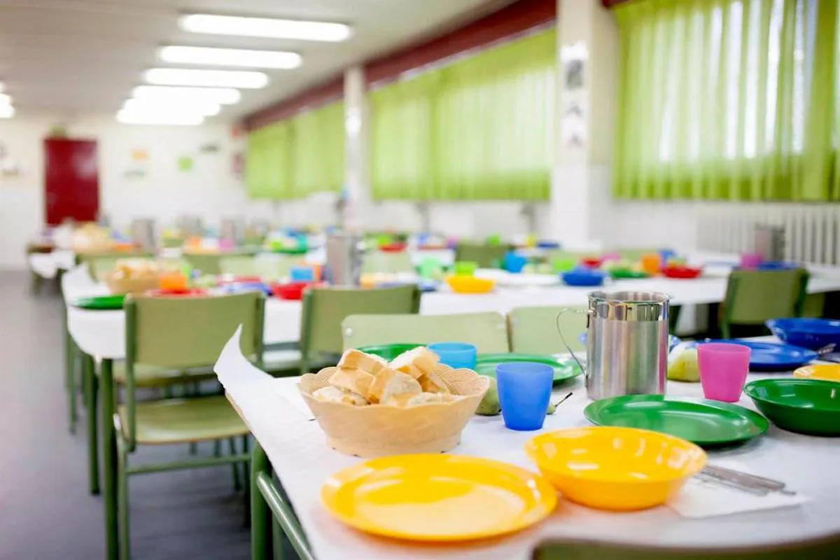 Imagen de un comedor escolar.