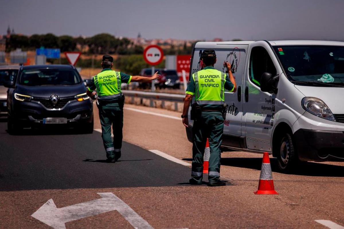 Guardia Civil de Tráfico en las carreteras españolas