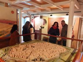 Maqueta que muestra globalmente el bastión defensivo de Ciudad Rodrigo