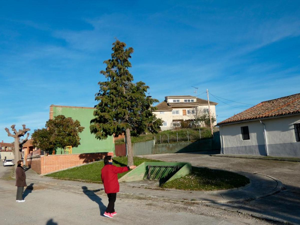 Plaza del Mercado de Macotera, donde se encuentra enterrado el antiguo lavadero del Fortín