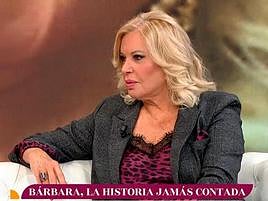 Bárbara Rey en el plató de ‘Y ahora Sonsoles’