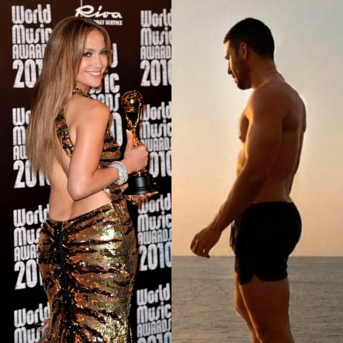 Jennifer López y Miguel Ángel Silvestre