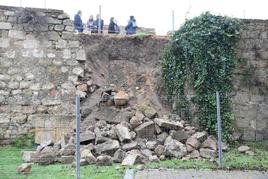 El día 2 de febrero se cumplirá un mes desde que se produjo el derrumbe de parte del lienzo interior de la Muralla de Ciudad Rodrigo