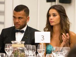 Dani Alves y su mujer Joana Sanz