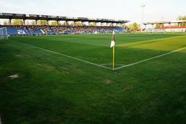 Partido entre el Unionistas y el Fuenlabrada, de Primera Federación.