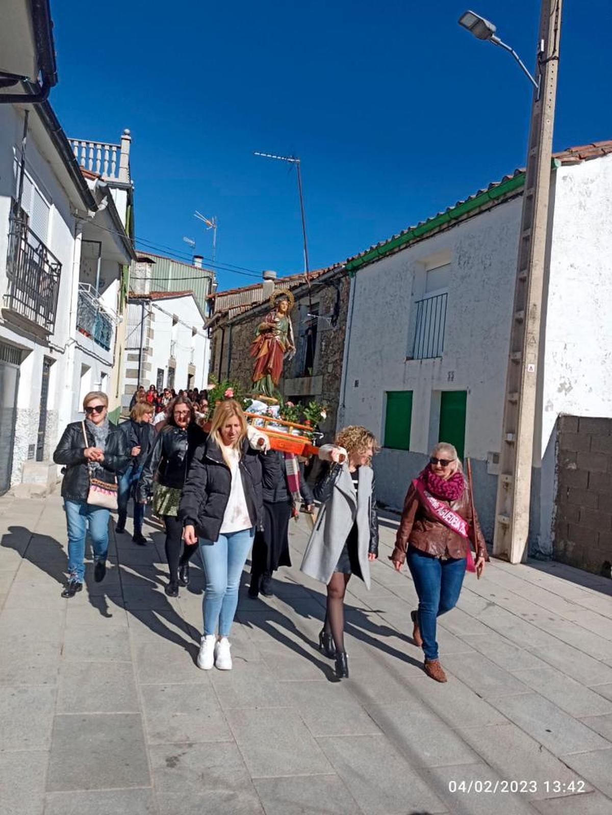 Celebración de Santa Águeda en Sanchotello | TEL