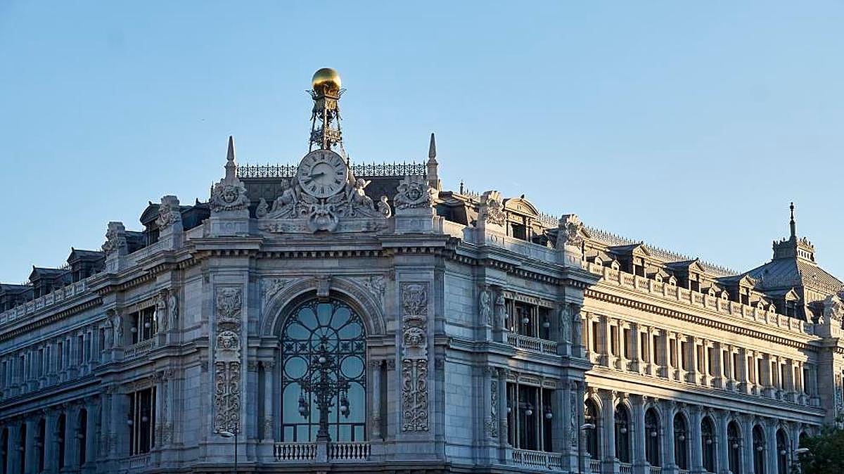 Fachada del Banco de España.