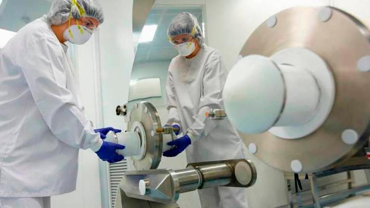 Instalaciones de Neurofix Pharma elaborando el fármaco.