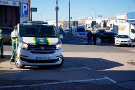 La Guardia Civil estuvo regulando el tráfico en la zona