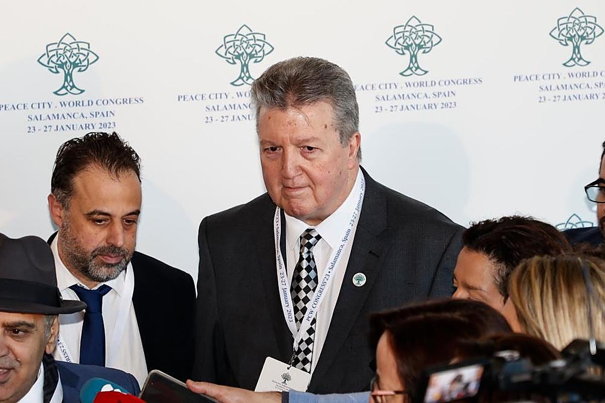 John Mavrak, presidente del ‘Peace City World’