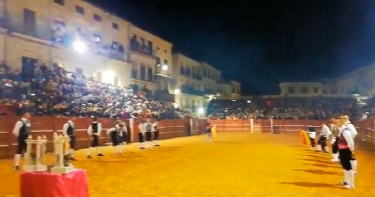 Un momento del concurso de recortes en Ciudad Rodrigo