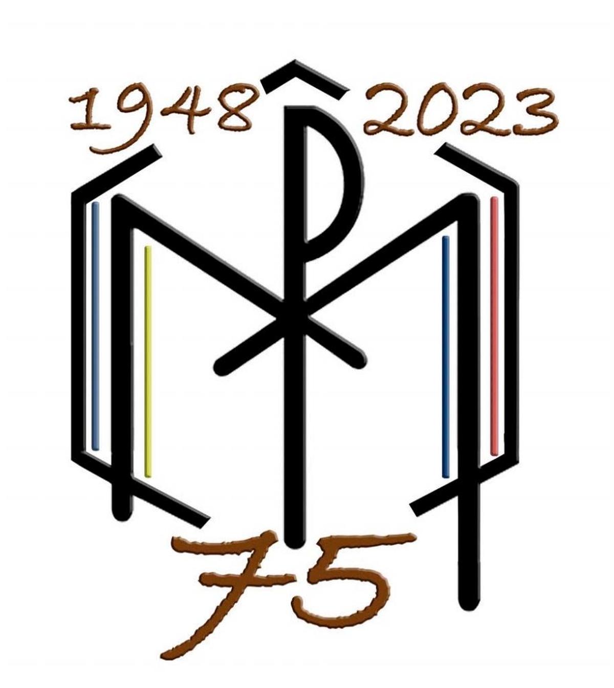 Logo del 75 aniversario de la Hermandad Universitaria | HERMANDAD UNIVERSITARIA