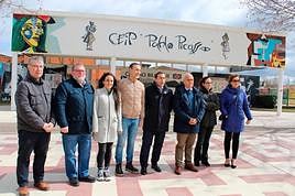 Ángel Manso, José Álvarez, Alba Hernández, Pedro Samuel Martín, Eloy Ruiz, Ángel Morín, Noemí Fernández y Teresa Sánchez.