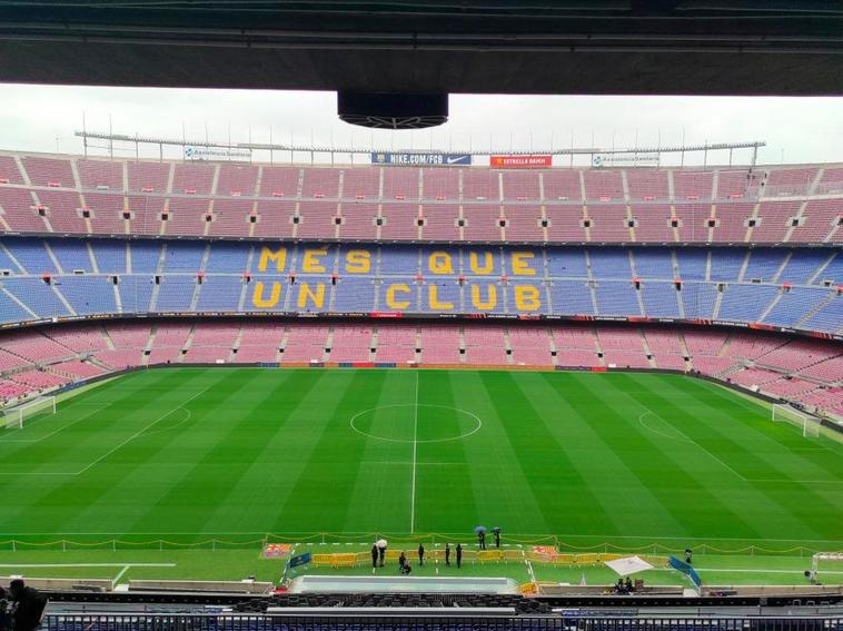 Gradas del Camp Nou, estadio del FC Barcelona