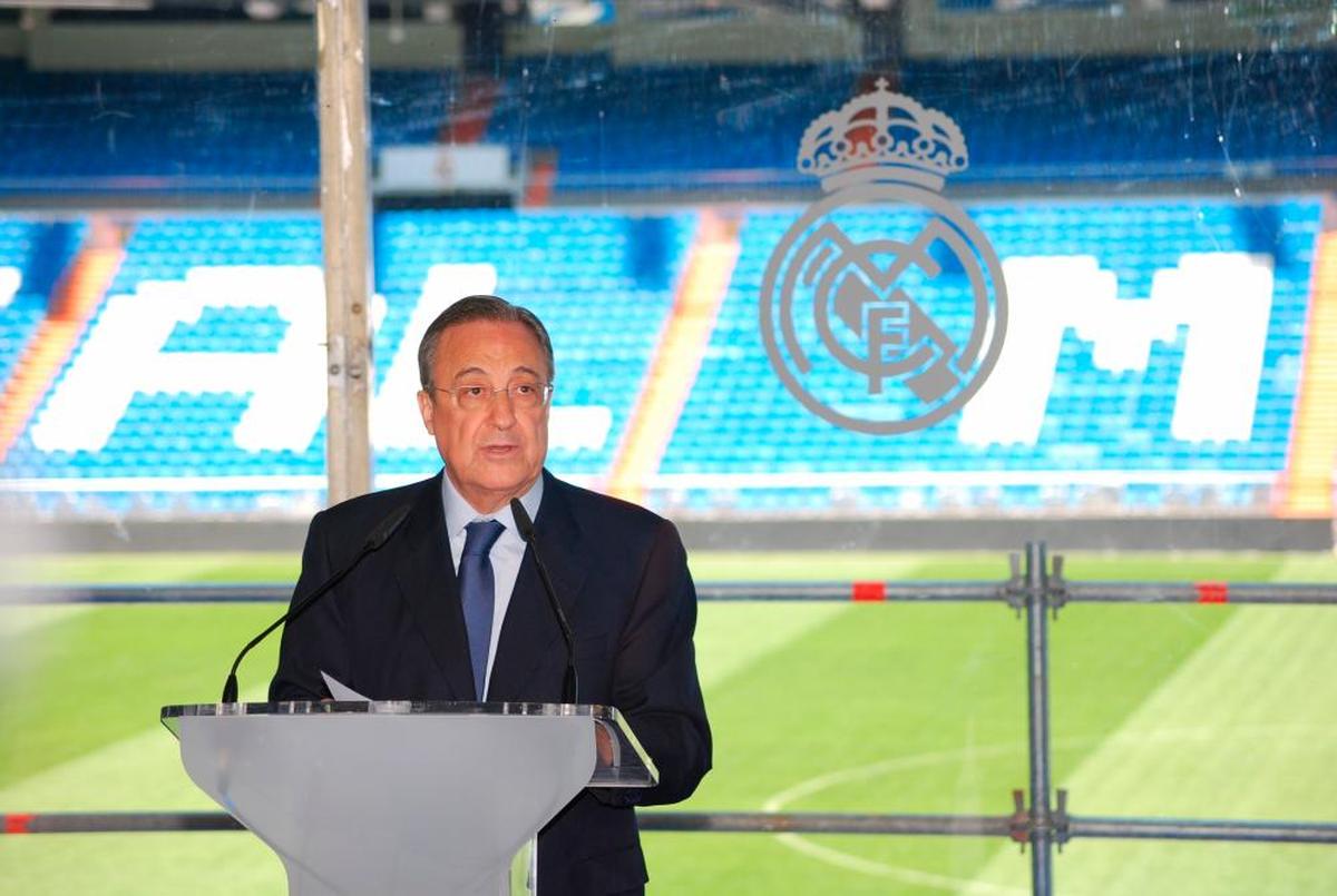 Florentino Pérez, presidente del Real Madrid