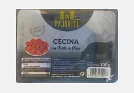 Cecina vendida en Lidl.