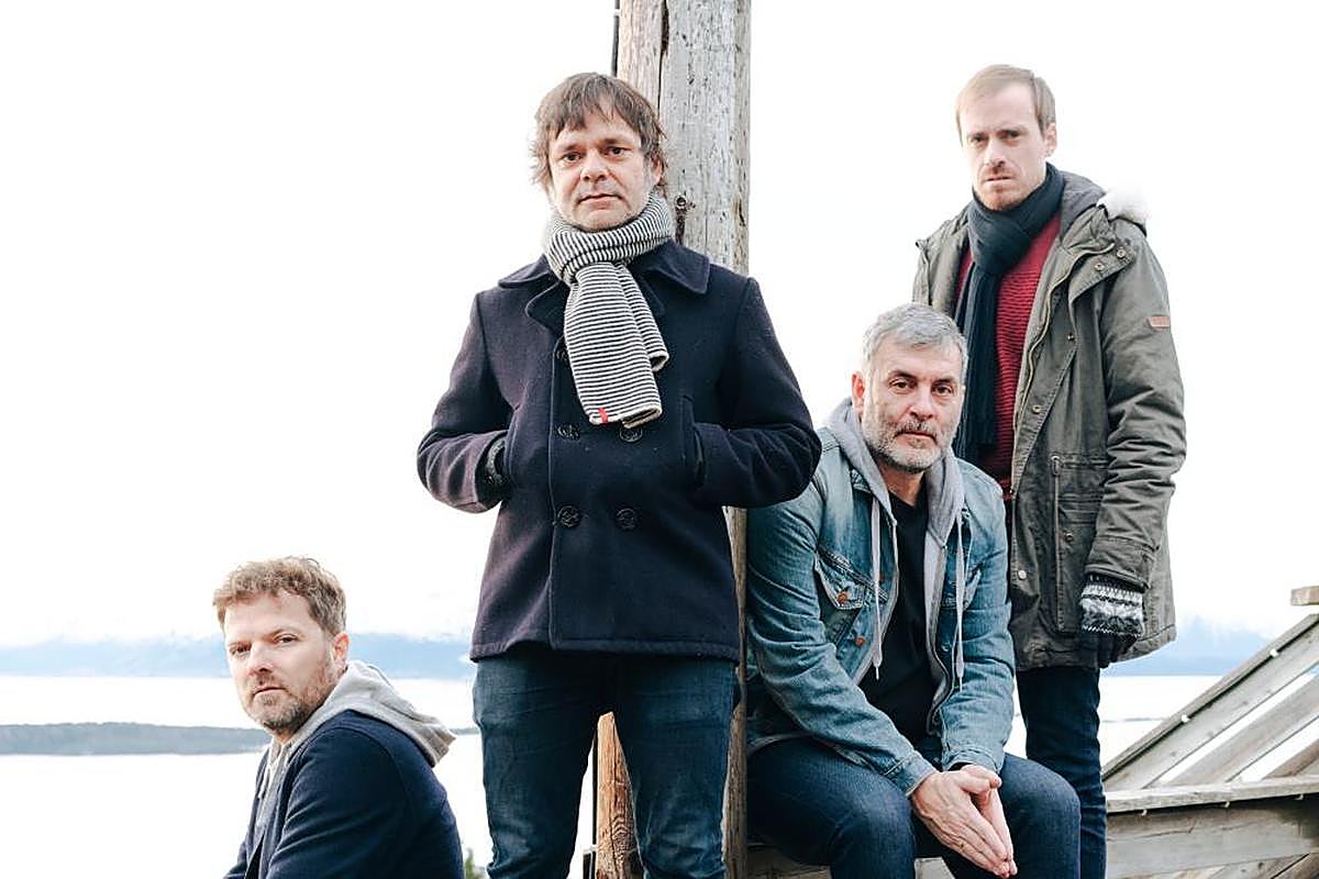 Pau Roca, José Marco, Jorge Martí y Marc Greenwood, integrantes del grupo La Habitación Roja.