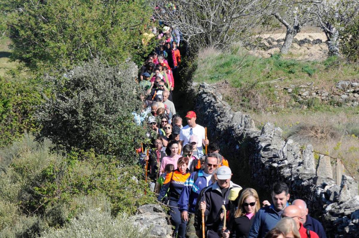 La ruta transcurre por senderos del Parque Natural de Las Arribes