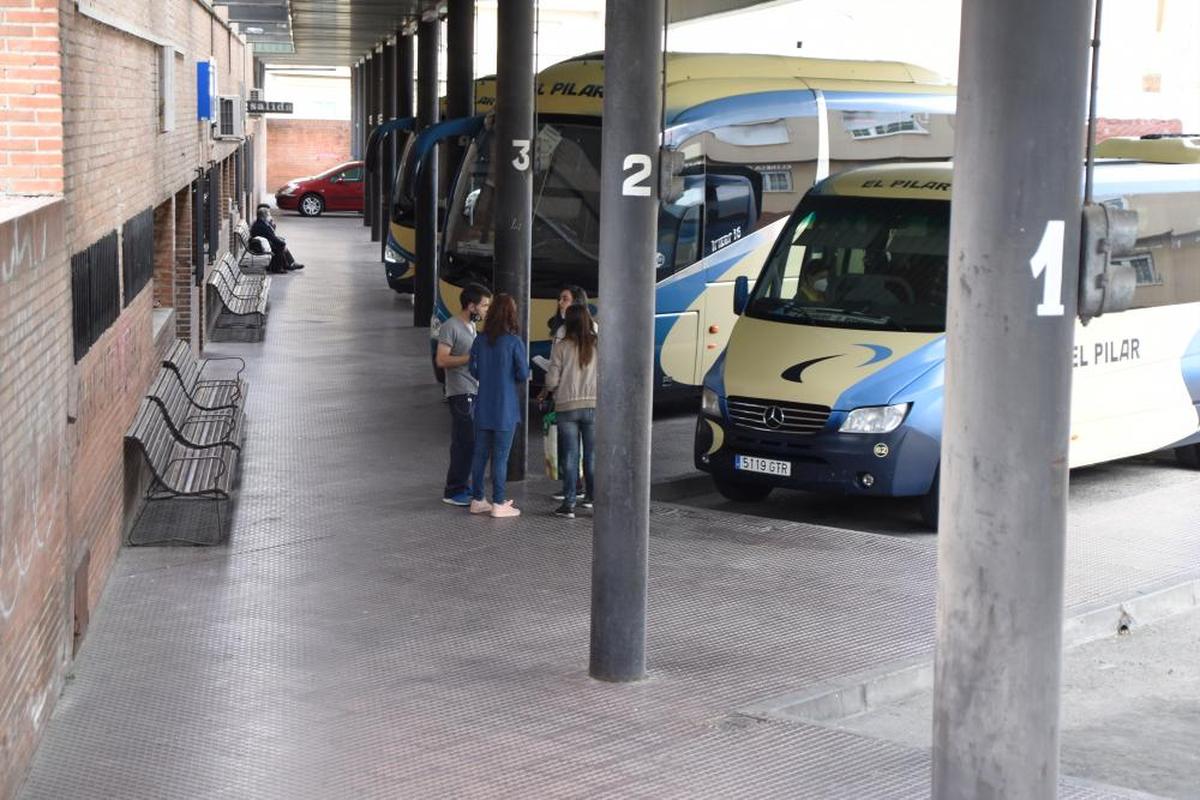 Estación de Autobuses de Ciudad Rodrigo, uno de los puntos de destino y salida de las rutas del “bono rural” y transporte a la demanda