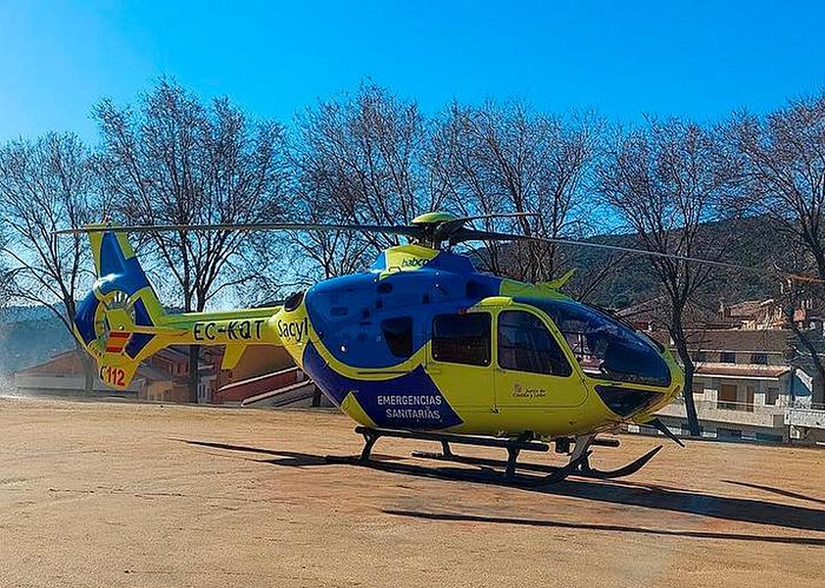 Helicóptero medicalizado de Sacyl.