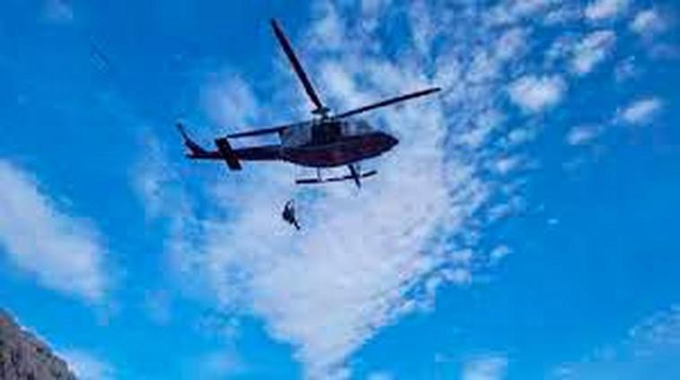 Helicóptero acude a Arredondo