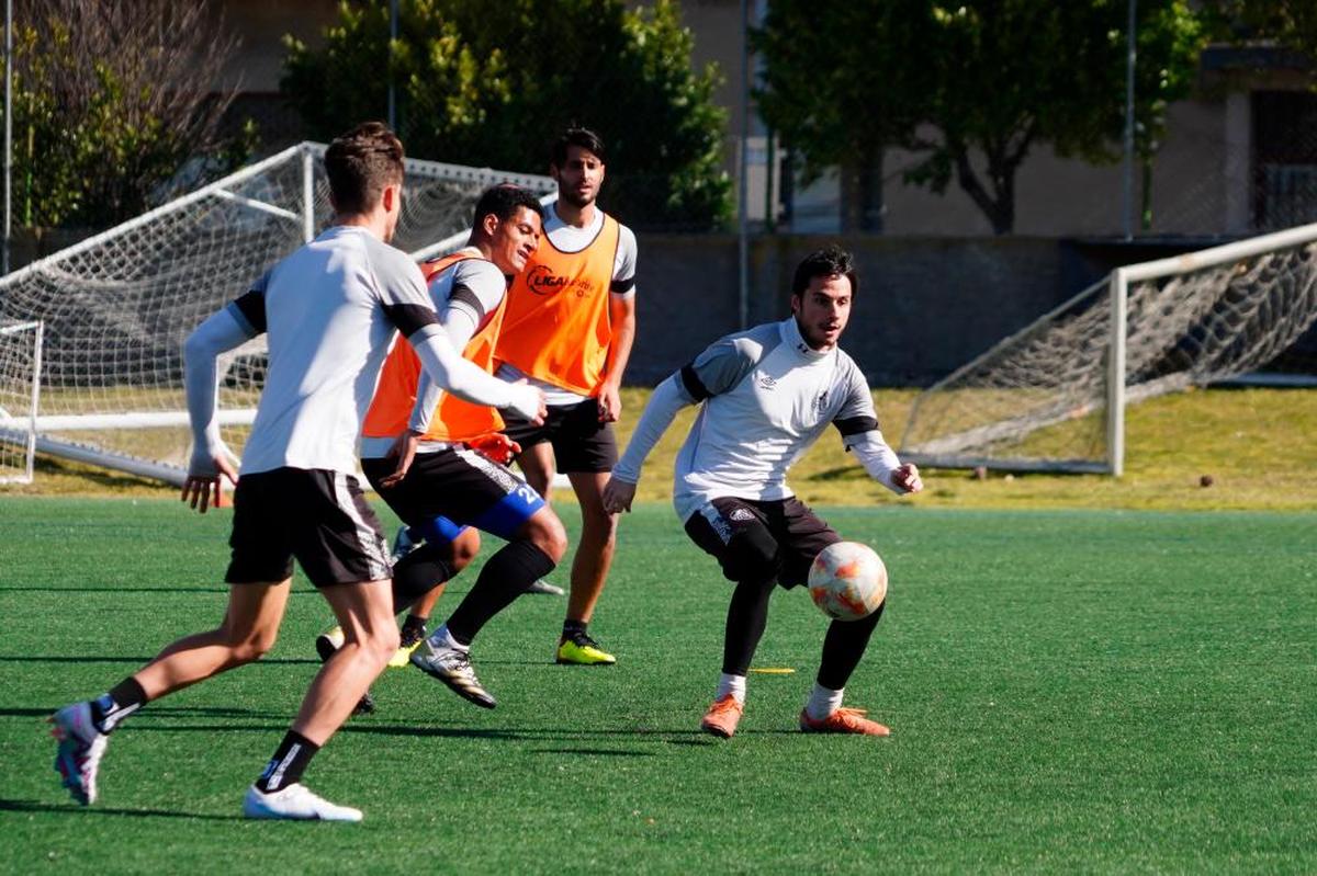 Entrenamiento del Salamanca en El Tori.