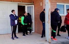 Momento de la suspensión del choque Benjamín entre el Cristo Rey y el Unionistas