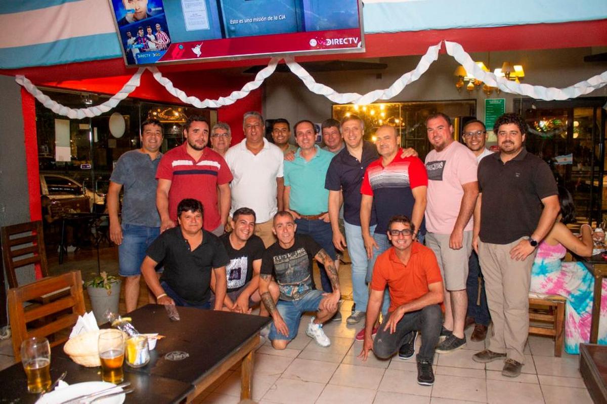 Celebración del triunfo de Argentina en el mundial de Catar en la Casa de Salamanca en Buenos Aires.