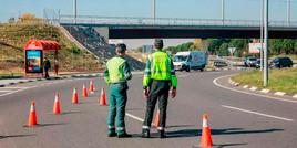 Control de la Guardia Civil.