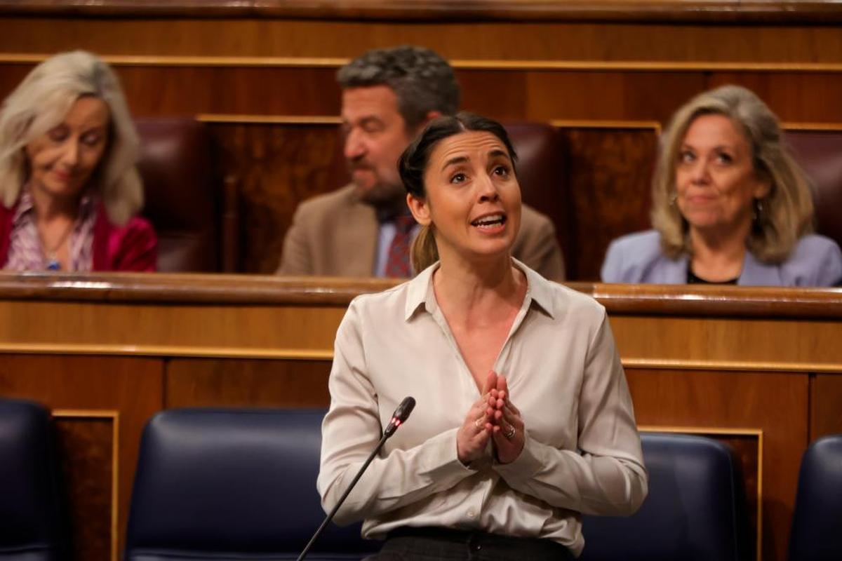 La ministra de Igualdad, Irene Montero.