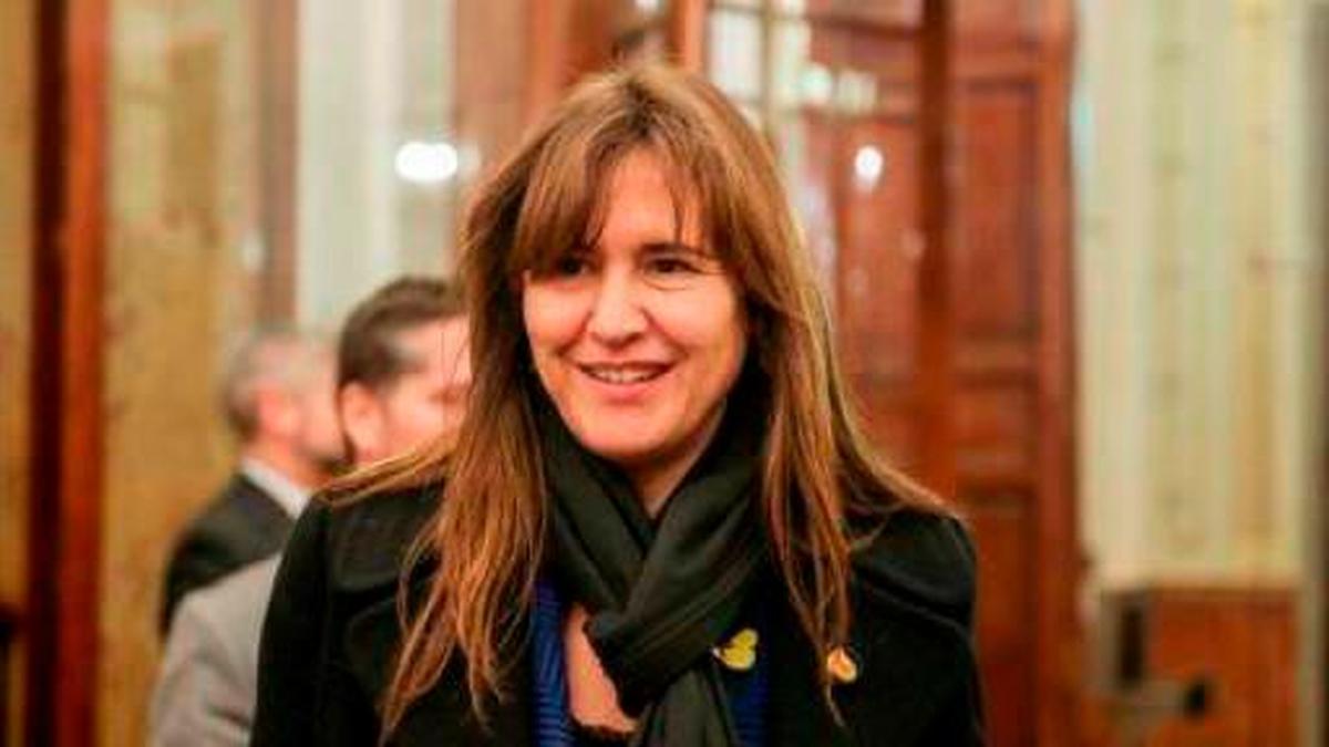 Laura Borràs,  presidenta de Junts.