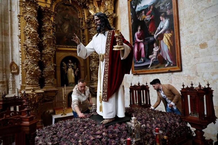 Los momentos más destacados de las procesiones de este Sábado de Pasión en Salamanca