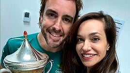 Fernando Alonso y Andrea Schlager.