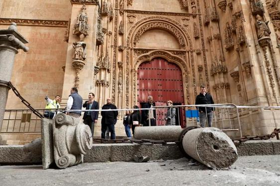 Así ha quedado la columna