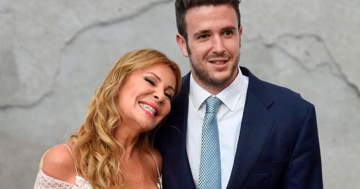 Ana Obregón junto a su hijo Álex Lequio hace tres años.