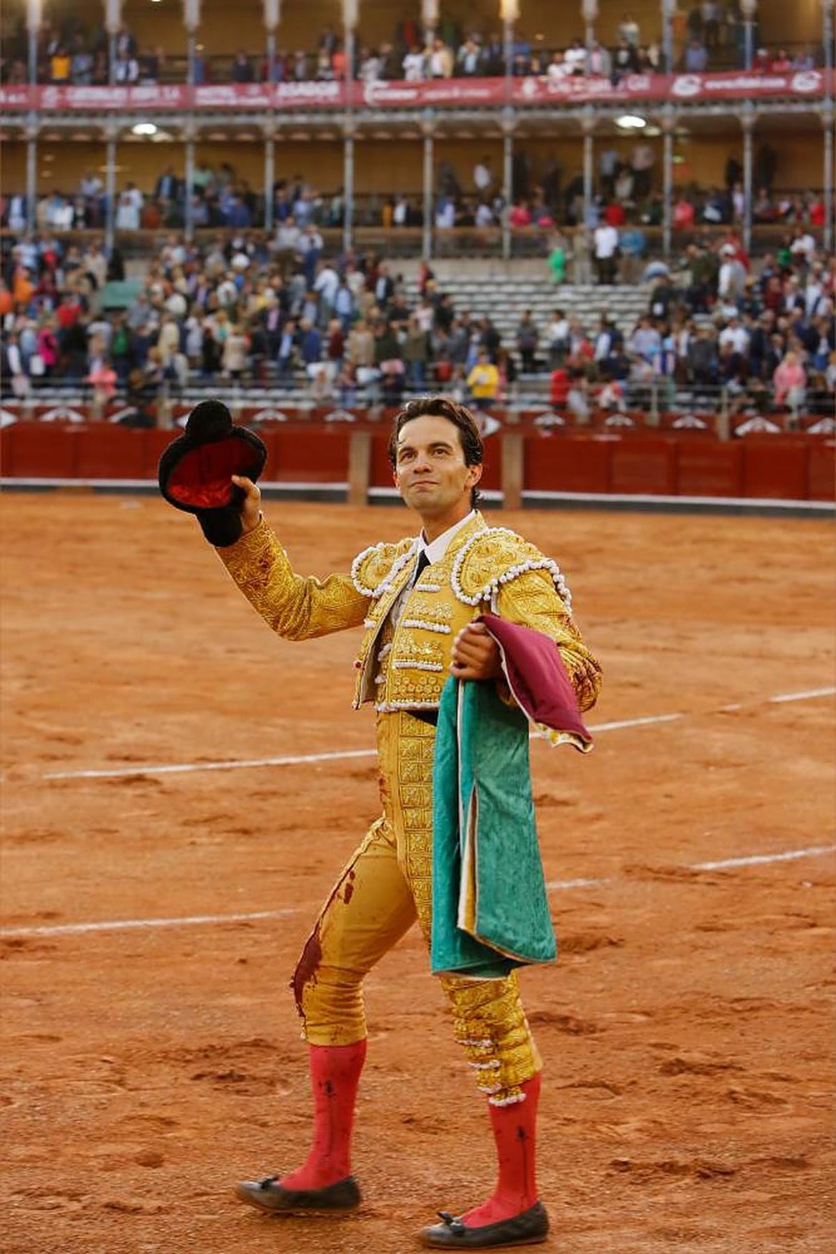 Juan del Álamo, en una vuelta al ruedo en La Glorieta.