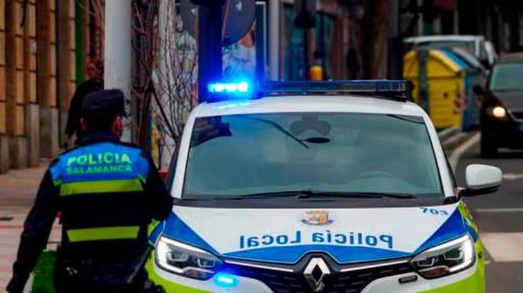 Un efectivo de la Policía Local de Salamanca.
