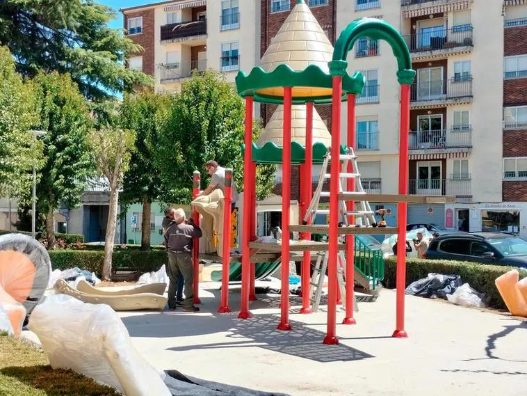 El primer parque para mayores y niños del que disfrutará Guijuelo