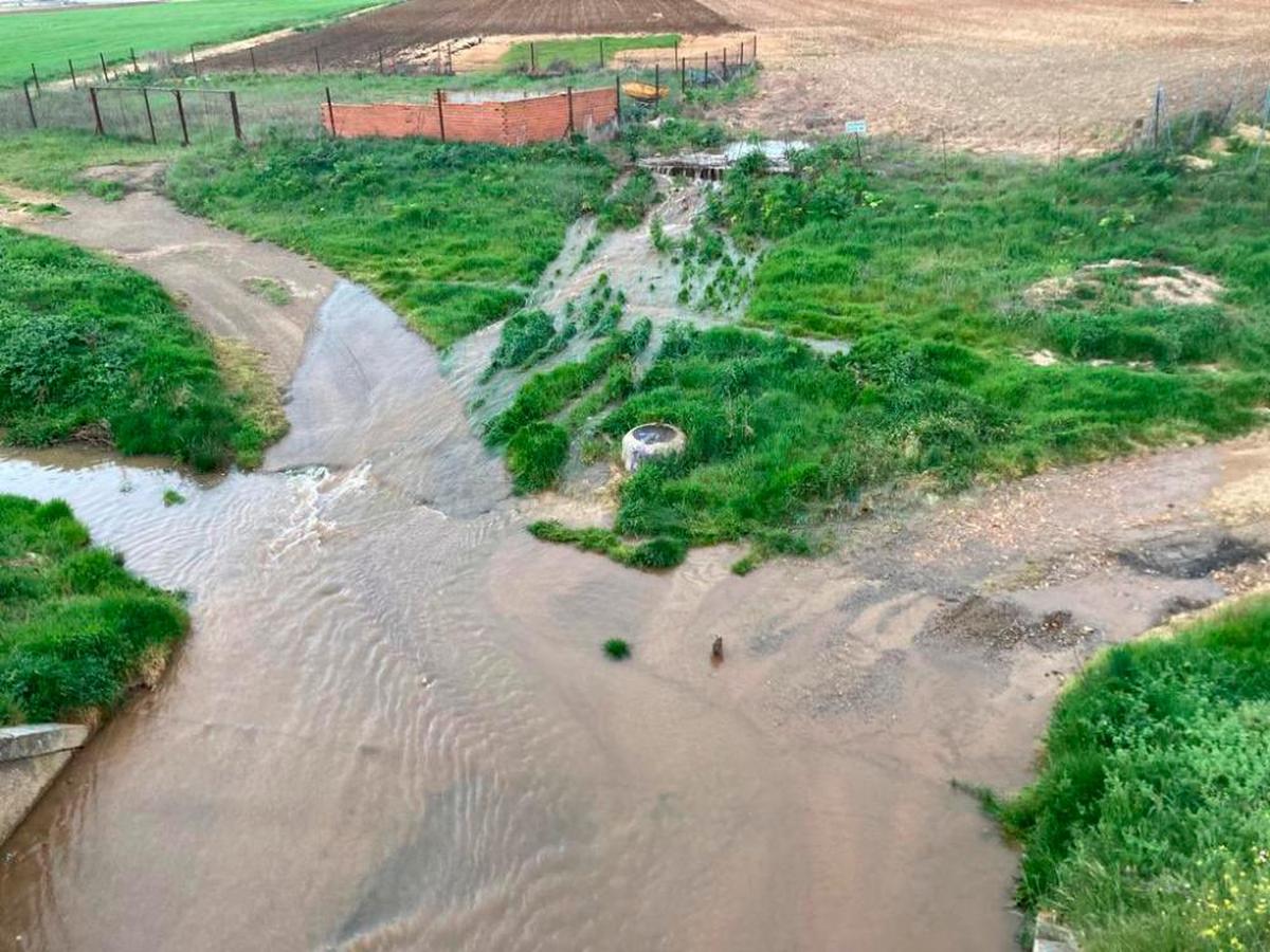 La inundación provocada por la avería